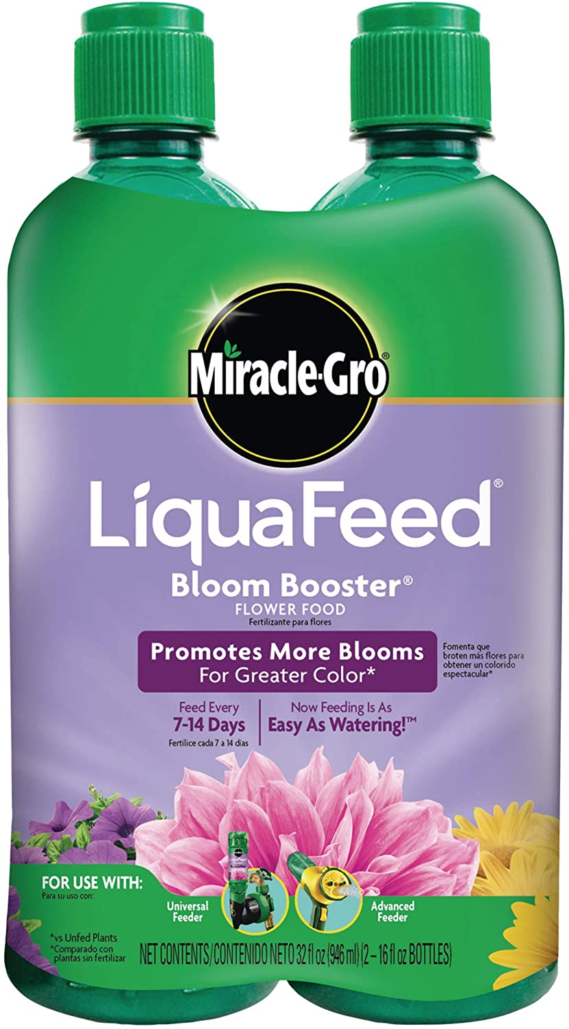 Miracle-Gro 1004043 LiquaFeed Bloom Booster Food Refill Pack 2-Pack