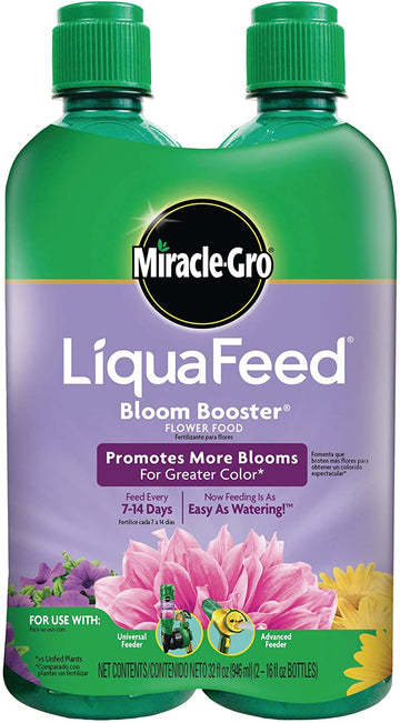 Miracle-Gro 1004043 LiquaFeed Bloom Booster Food Refill Pack 2-Pack
