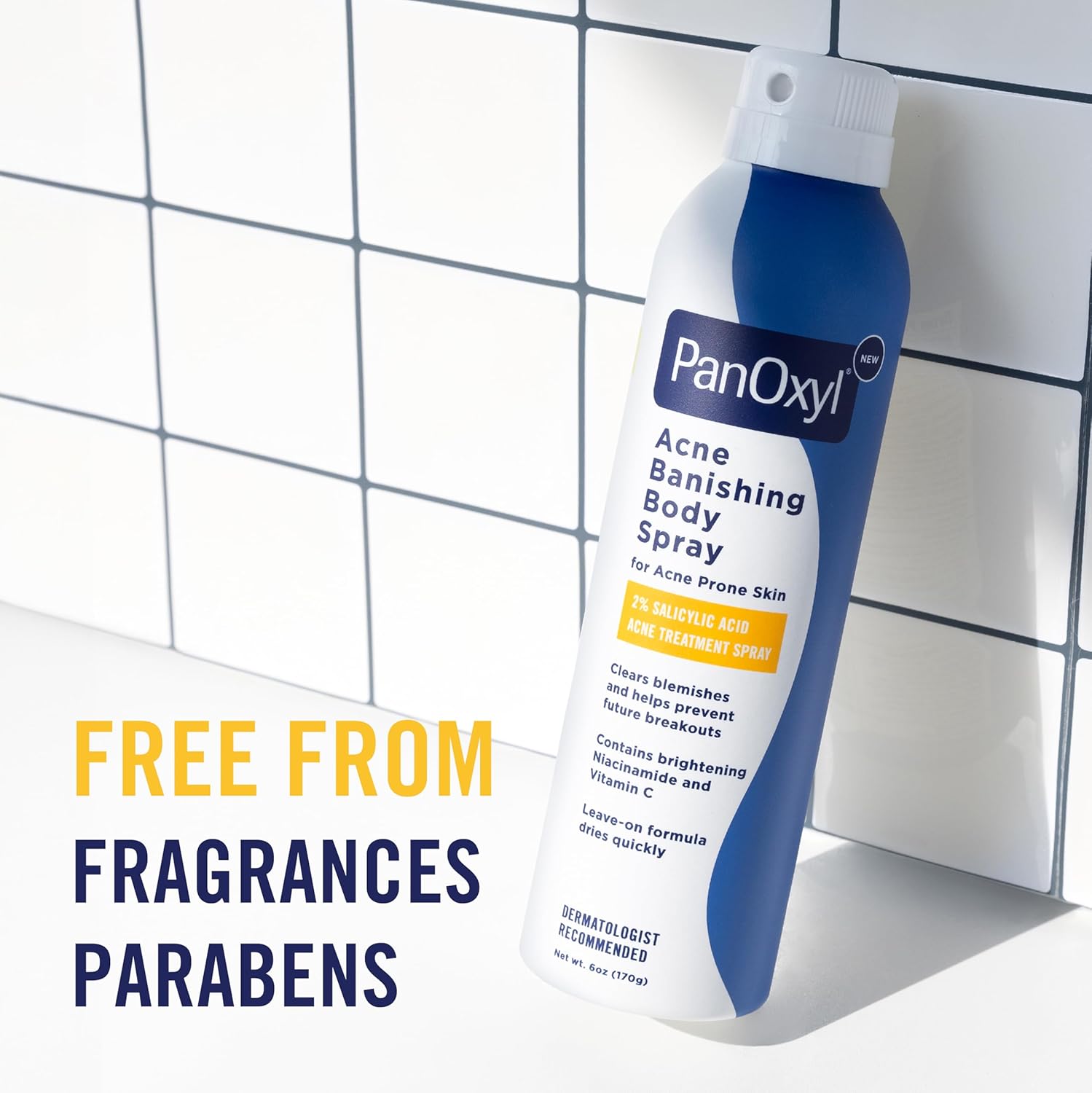 PanOxyl Acne Banishing Body Spray -  2% Salicylic Acid - Puistjesbehandelingsspray - Tegen Acne 