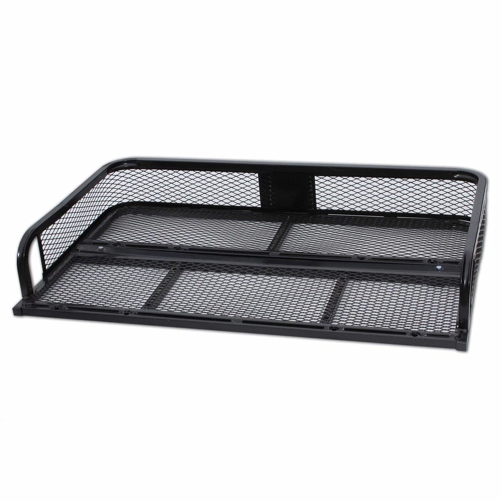 Titan Universal Atv Rear Storage Rack, Steel Cargo Basket Carrier