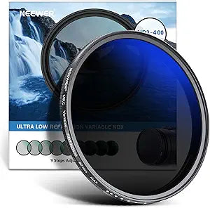 Neewer 10101074 62mm MRC Variable ND2-ND400 Filter