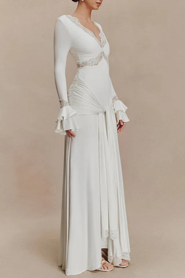Electra Slinky Lace Maxi Dress