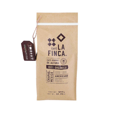 Café - La Finca Americano Orgánico Tostado Molido - 900 g