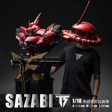 [Pre-Order] 1/18 Scale Electrically Controlled Sazabi Bust