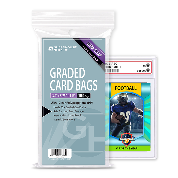 Guardhouse Resealable Shield Sleeves for Graded PSA Slabs