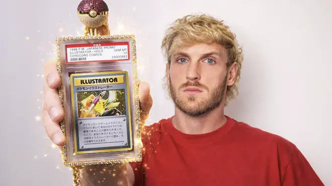 Logan Paul sells ultra-rare Pokémon card for record $16.5m