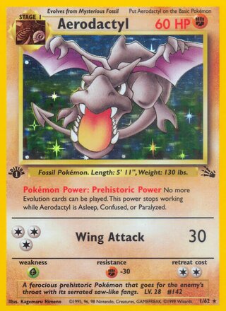 Fossil card list (International TCG) – TCG Collector