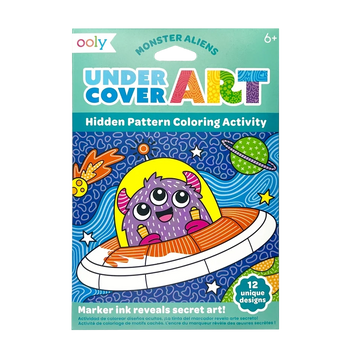 Undercover Art Hidden Pattern Color Activity - Monster Alien | OOLY