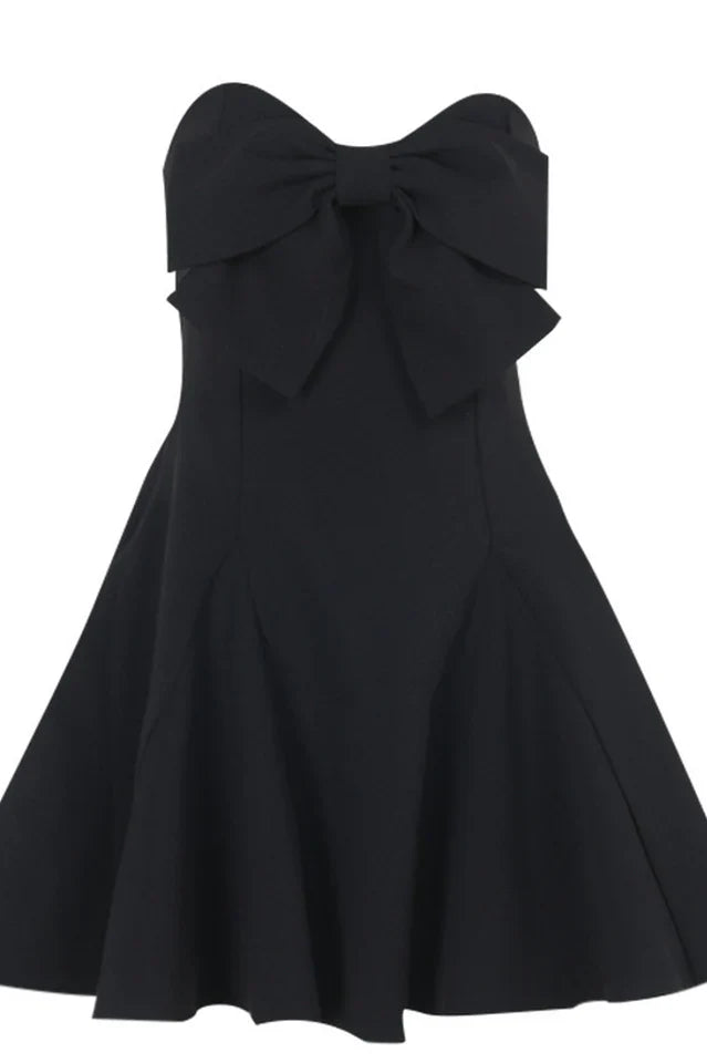 Holly Strapless Skirt with Bow Detail