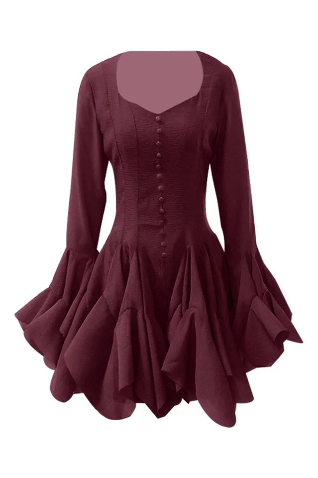 Miranda Asymmetric Hem Mini Dress