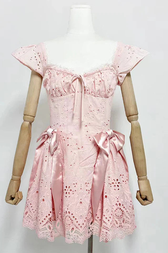 Giglio Broderie Anglais Mini Dress