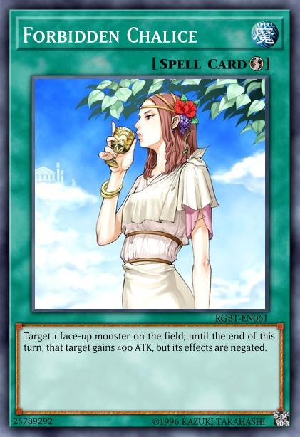 Forbidden Chalice | Decks and Tips | YuGiOh! Duel Links