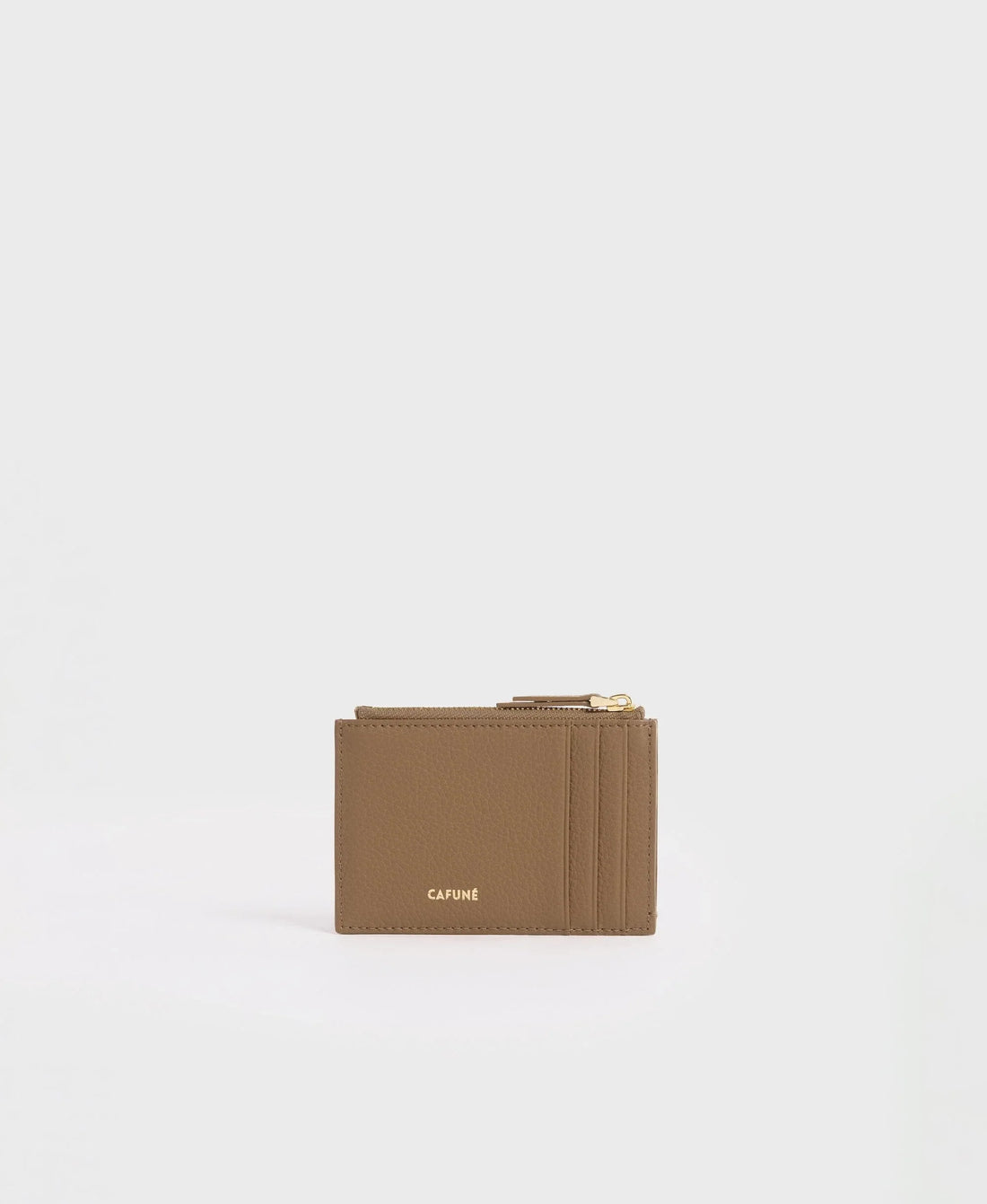Double-C Card Case - Tan