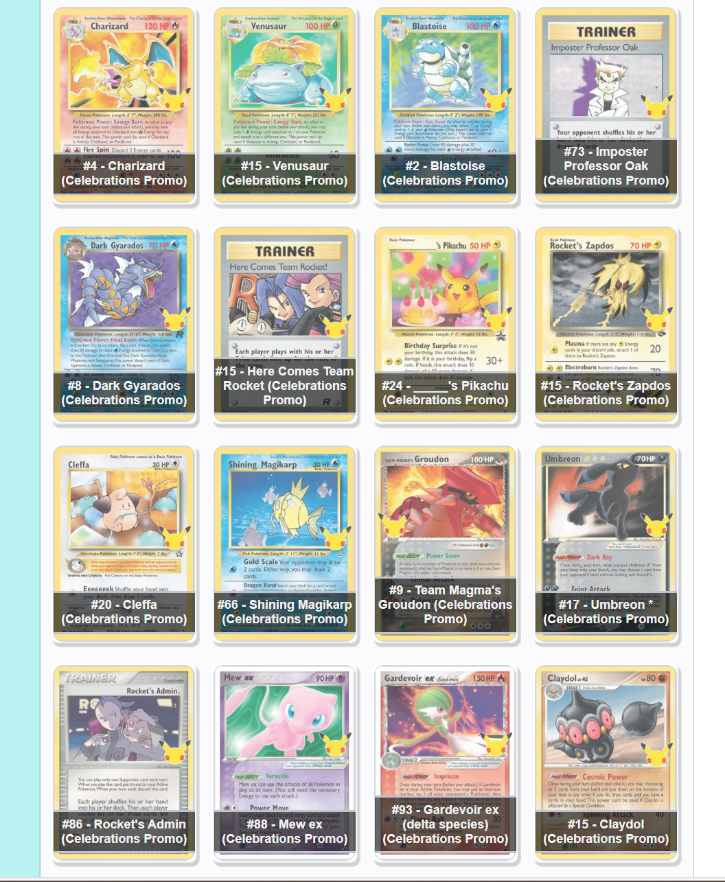 Will the price hike on Celebrations go down after the 25th anniversary passes? : r/PokeInvesting
