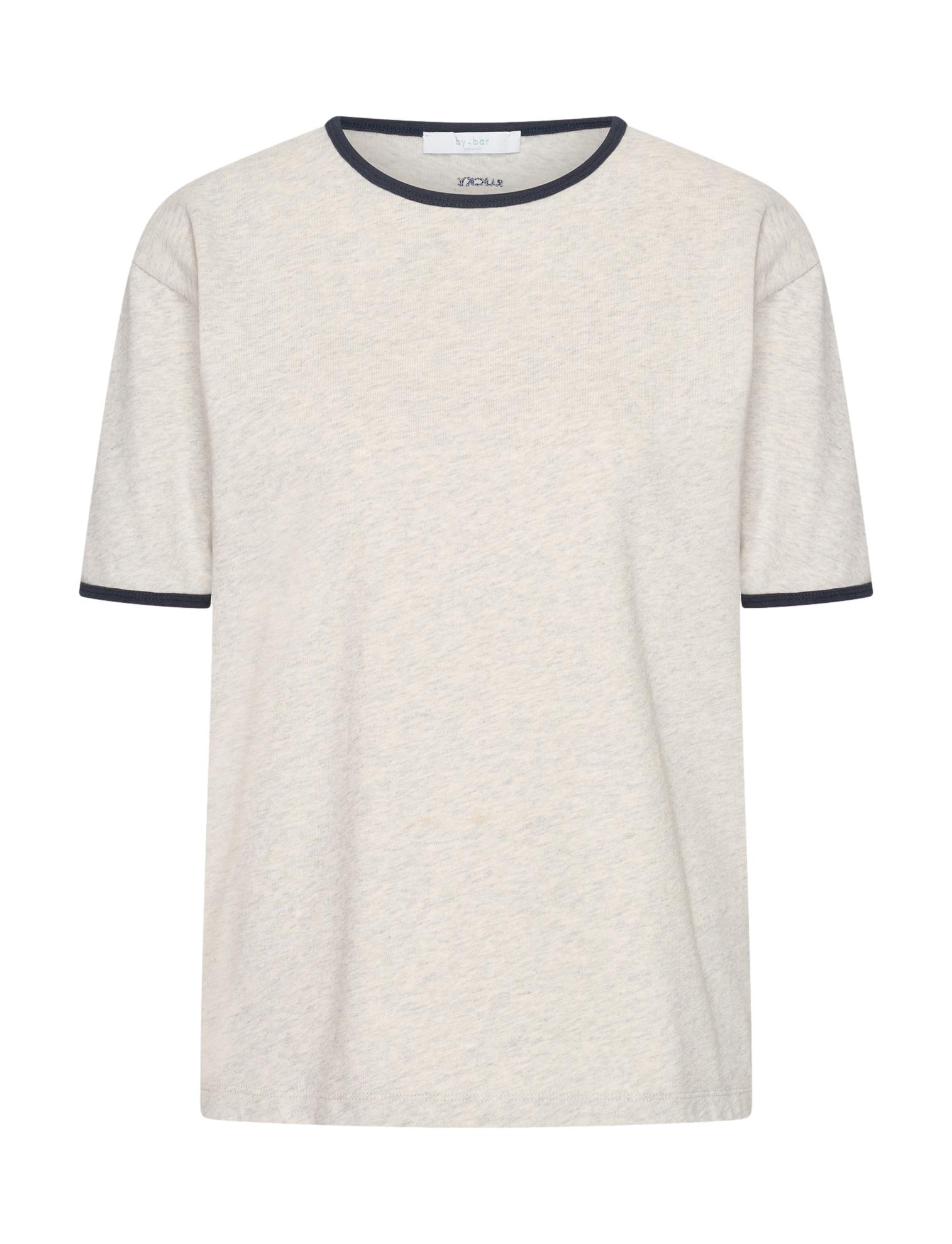 Nimes top, Light grey melee