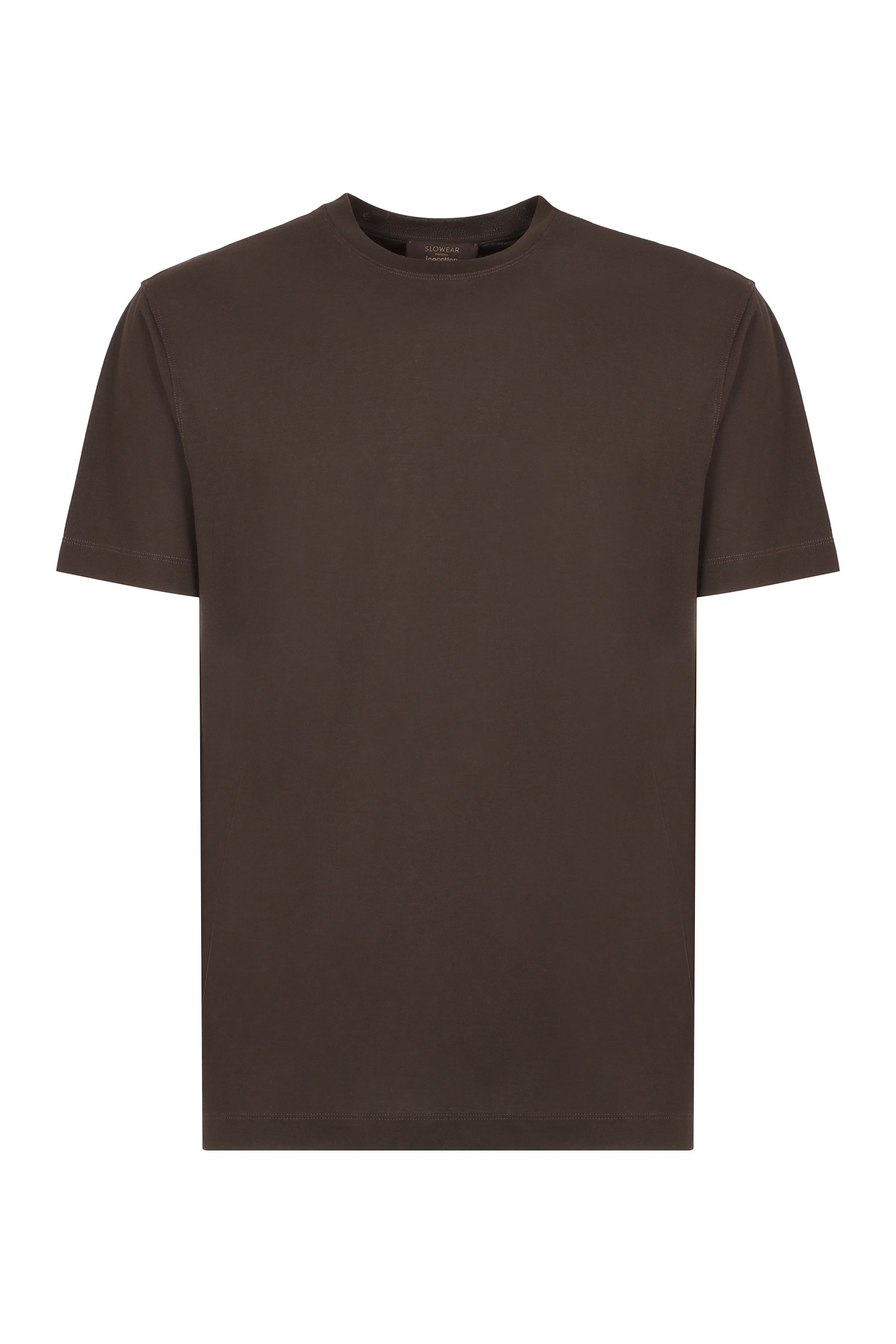 T-shirt girocollo in cotone