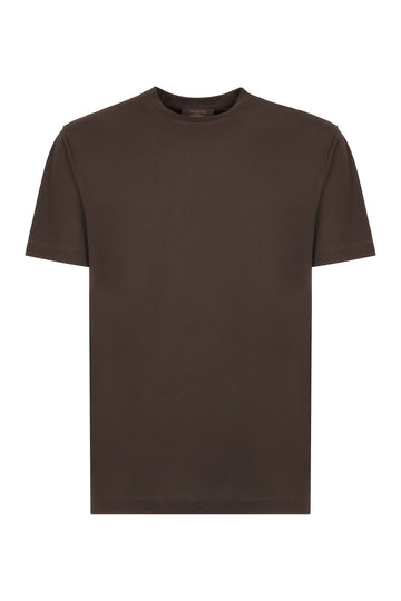 T-shirt girocollo in cotone