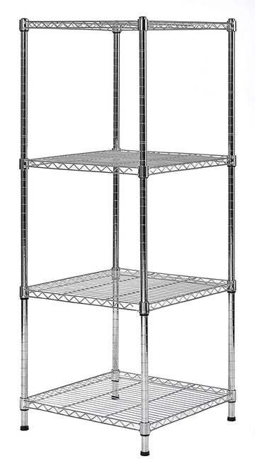 Muscle Rack SWS181847-4C Steel Wire Shelf Slim Spacesaver 18”W x 18”D x 47”H, 4 Shelves, 47" Height, 18" Width, 18" Length