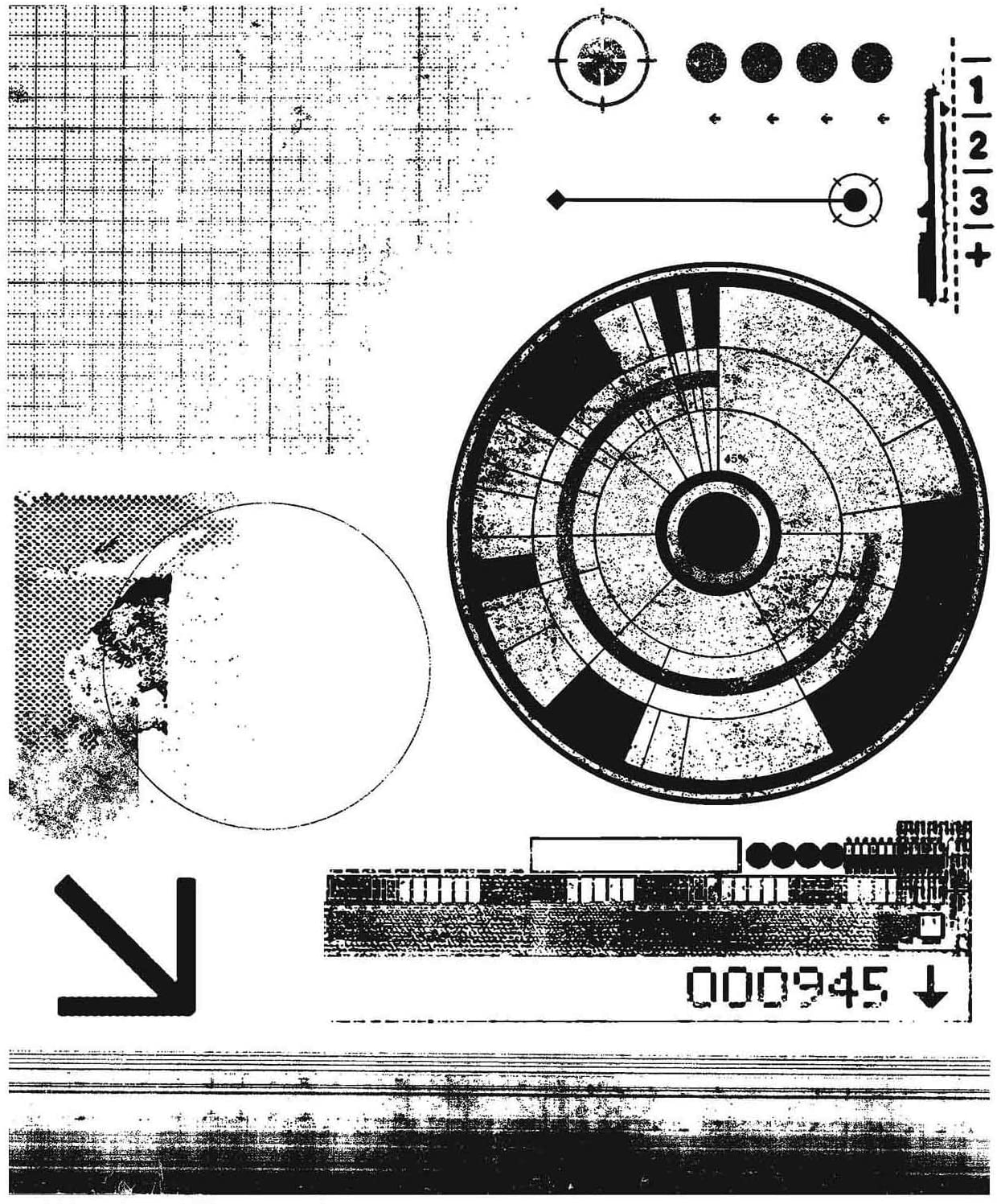 Tim Holtz -Stampers Anonymous  GLITCH 1