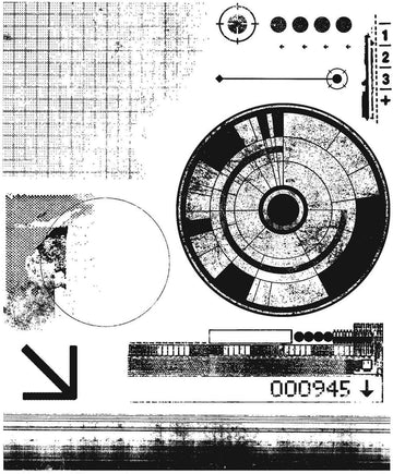 Tim Holtz -Stampers Anonymous  GLITCH 1
