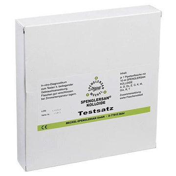 Spenglersan Meckel Testsæt 10 X 10 Ml Indh. A,d,dx,e,g,k,m.om,r,t fra Spenglersan Meckel på Mecindo.dk