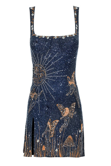 Rent Clio Peppiatt Blue Dress US 6