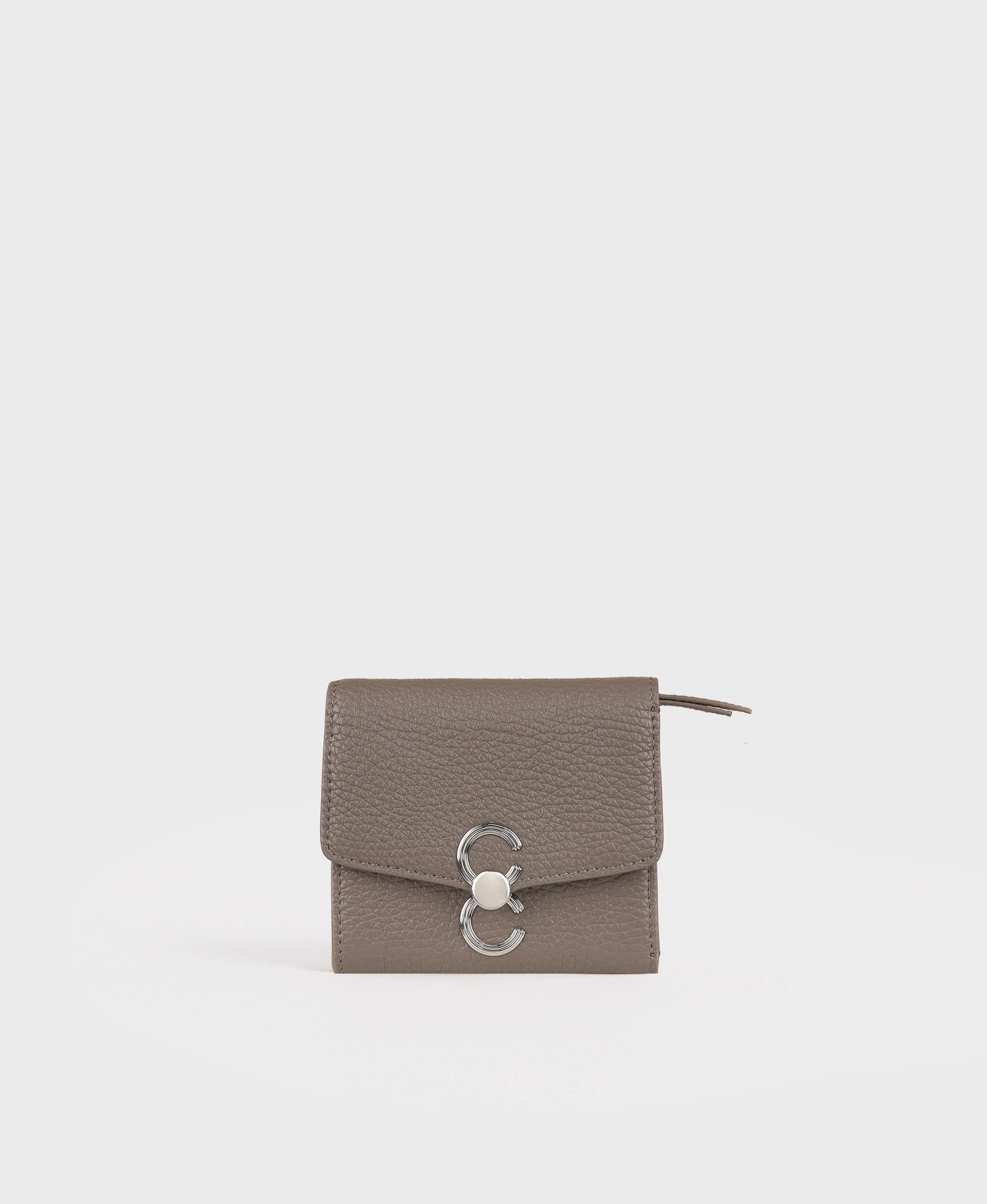 Double-C Wallet - Brownstone