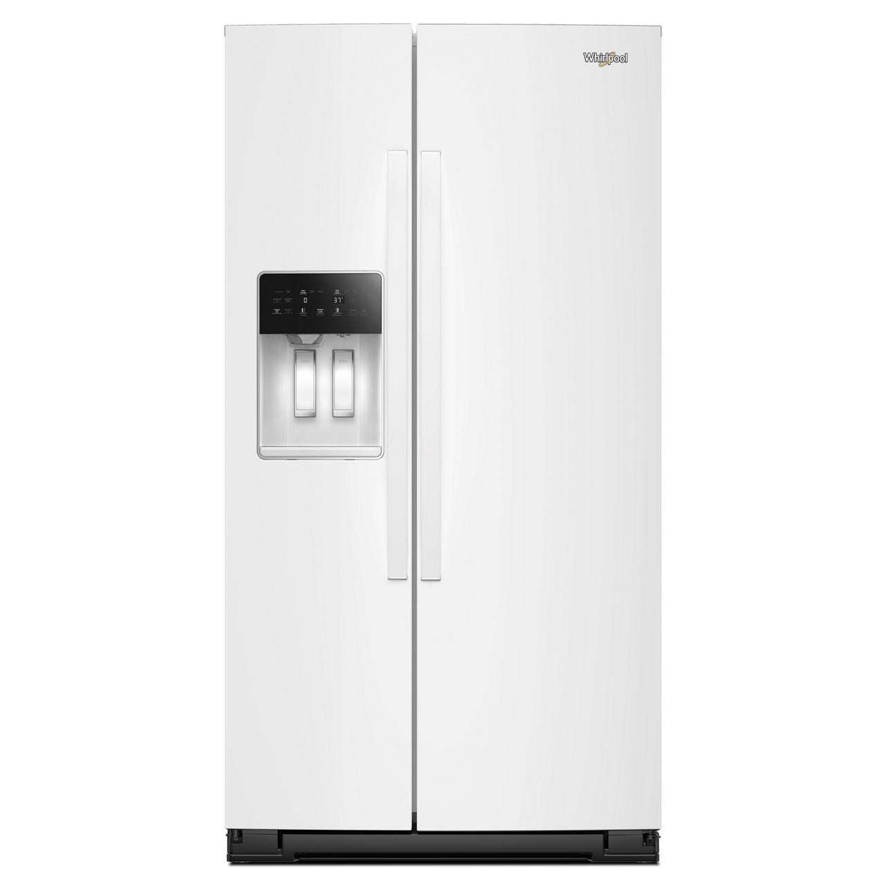 Whirlpool 36-inch, 28 cu. ft. Side-by-Side Refrigerator with Water and Ice Dispenser WRSF5536RW IMAGE 1