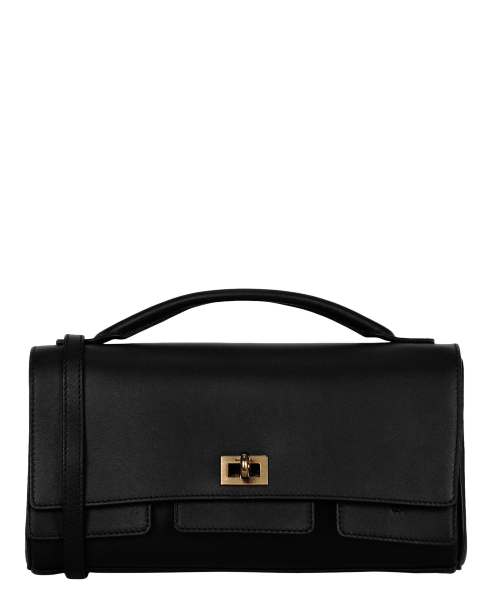 Balenciaga Bel Air Small Leather Clutch Bag