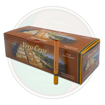 Vera Cruz Nocturne brown cigarette Tubes for RYO/MYO colored cigarettes
