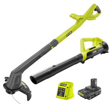 Ryobi 18V ONE+ Line Trimmer and Blower Kit - 25cm - 200CFM - Lightweight - SuperSaverAU - view 1