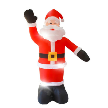 8Ft Tall Inflatable Santa Claus With 9 Led Lights V1142-LP1005006209008856
