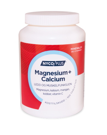 Nycoplus Magnesium+calcium tabletter 100stk - Apoteket Elgen