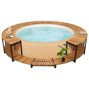 Spa-Ombouw 273X53 Cm Massief Acaciahout