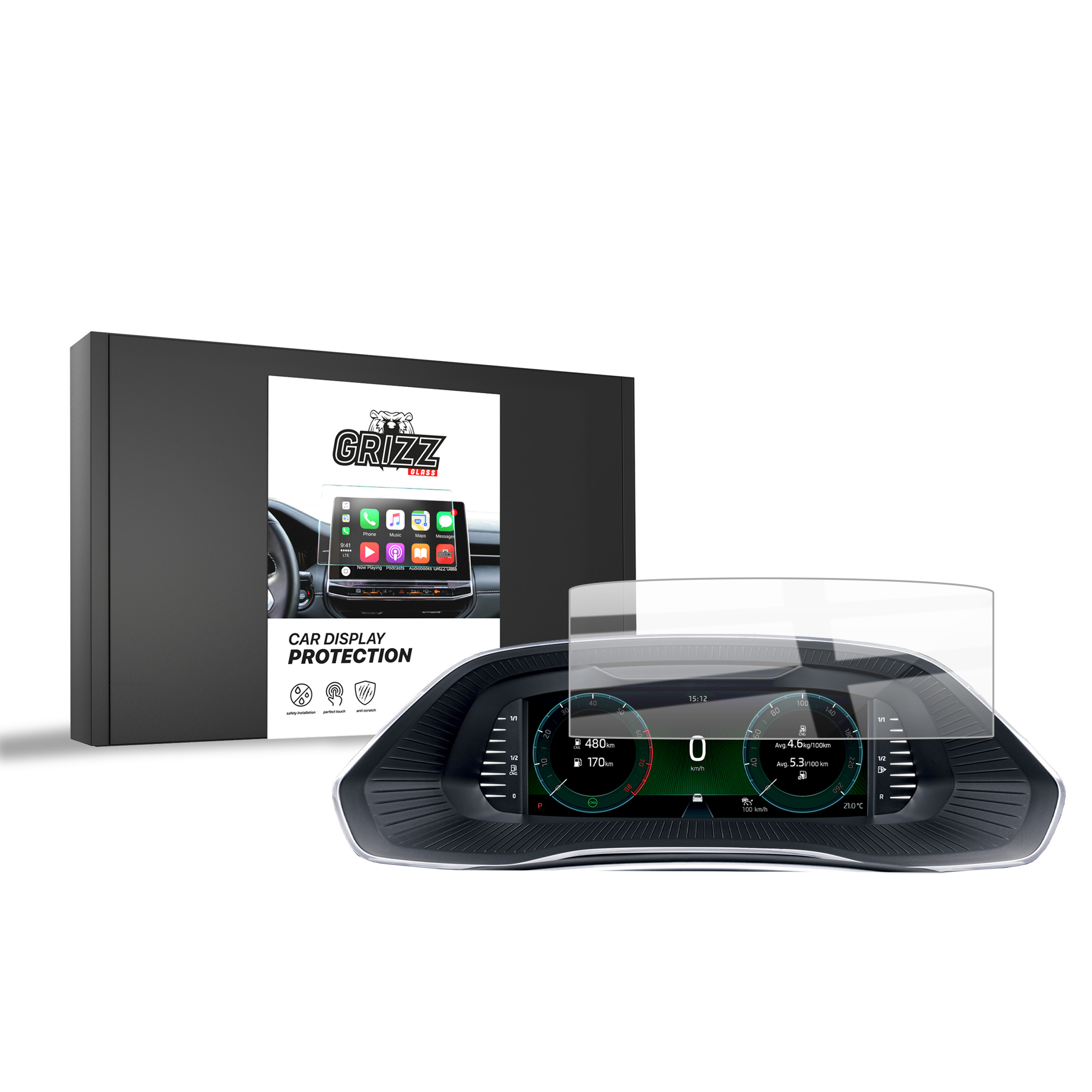 Protective film for car touchscreen display – anti-scratch and transparent