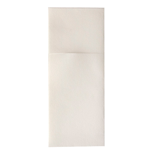 Pochettes à couverts. airlaid pliage 1/8 40 cm x 48 cm blanc