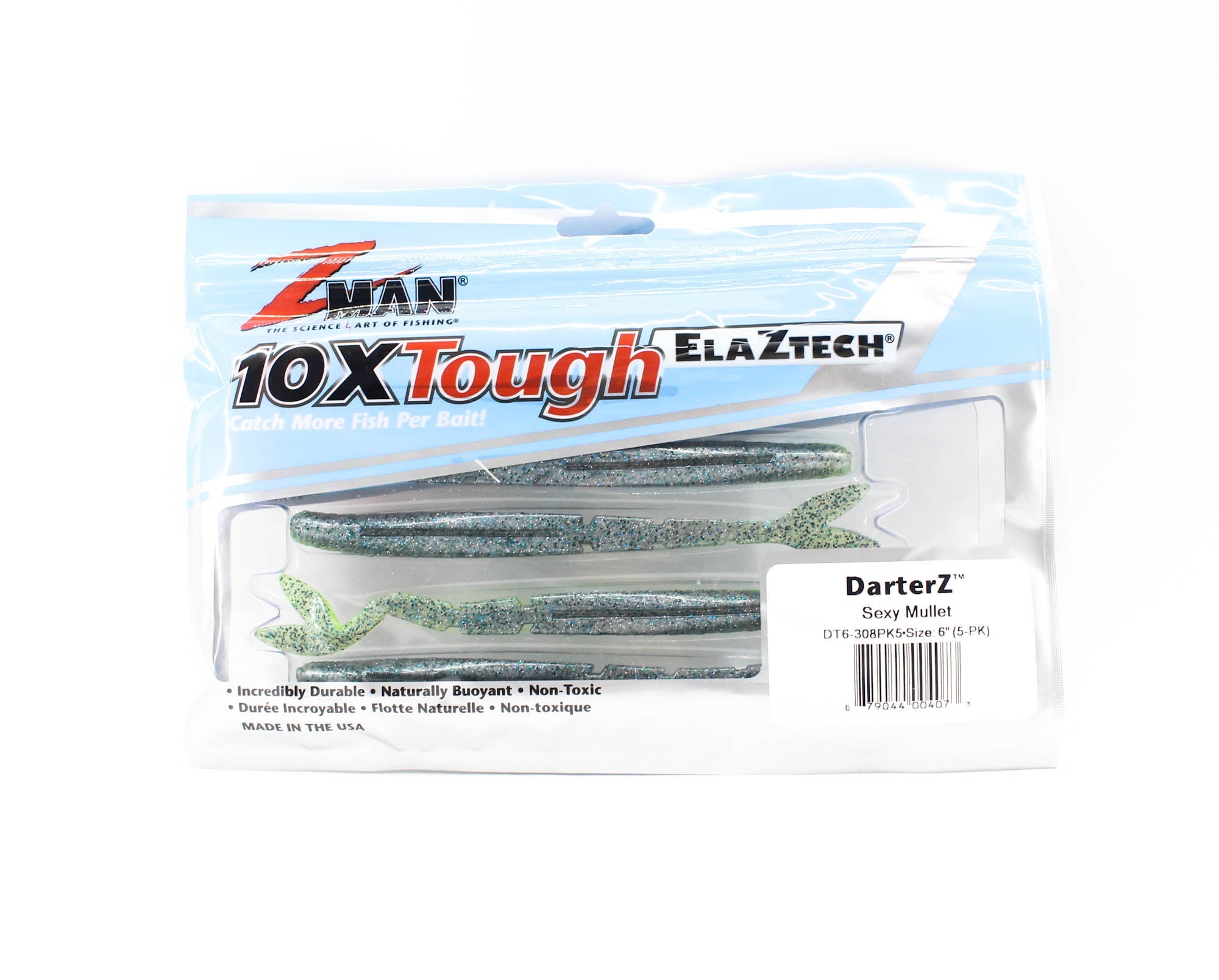 Zman Soft Lure DarterZ 6 Inch 5/Pack Sexy Mullet (4073)
