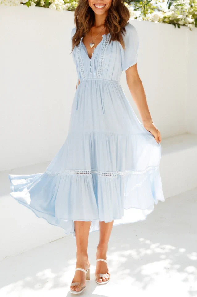 High Above The Clouds Midi Dress