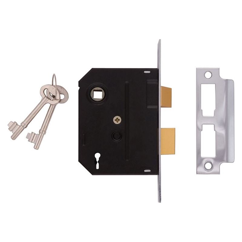 Union 2295 2 Lever Mortice Sashlock Polished Brass 63mm 2.5in Box UNION - Dynamic Drive