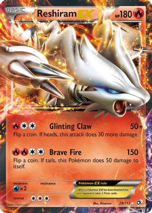 Reshiram EX (29) [Legendary Treasures] Holofoil