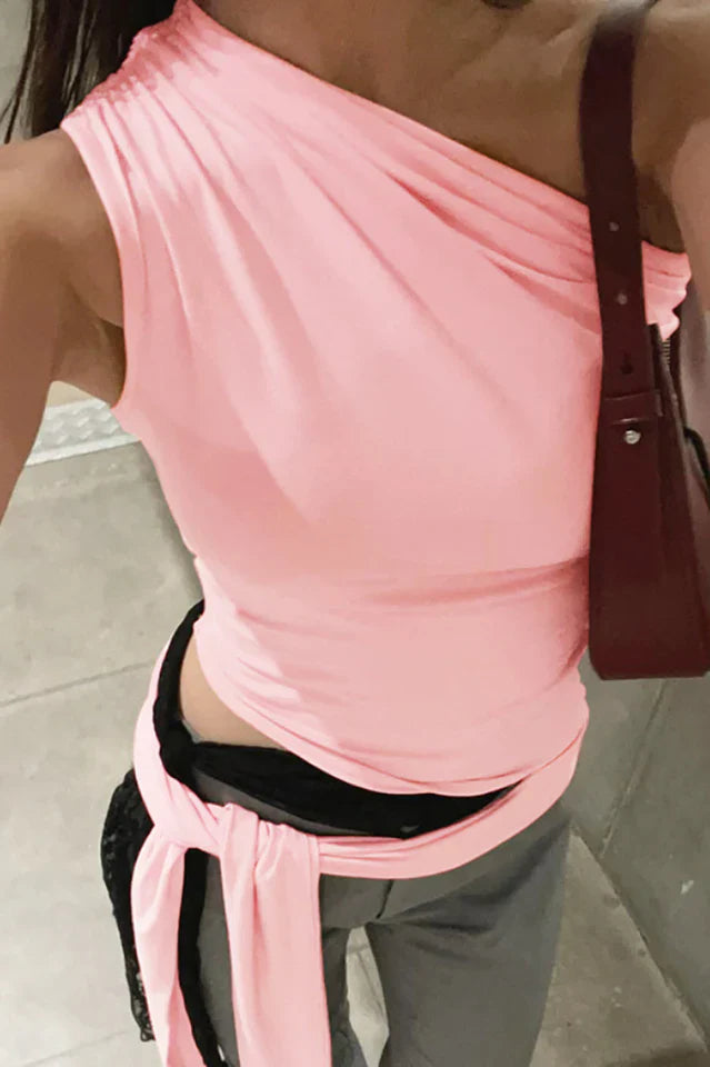 Chic One Shoulder T-Shirt