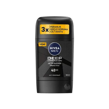 Nivea Men Deep Dimension Stick Deodorant - 50ml - Deodorant