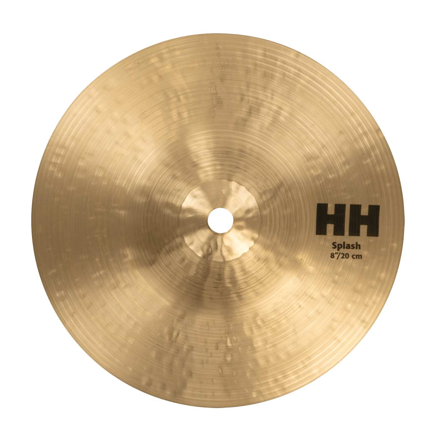 SABIAN 10805 8" HH Splash Cymbal with hammered surface and low-pitched dark tone, made in Canada