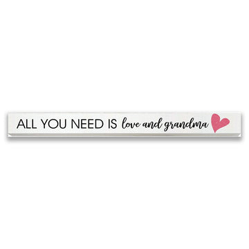 Skinny Words: All You Need is Love and Grandma