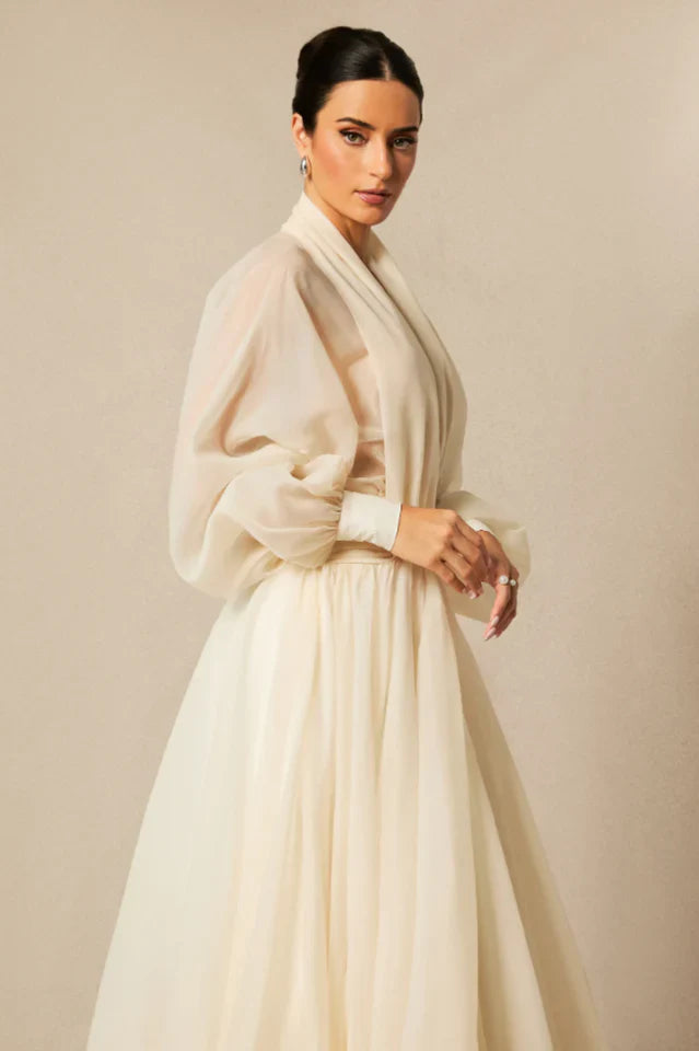 Lilly Puff Sleeve Maxi Dress