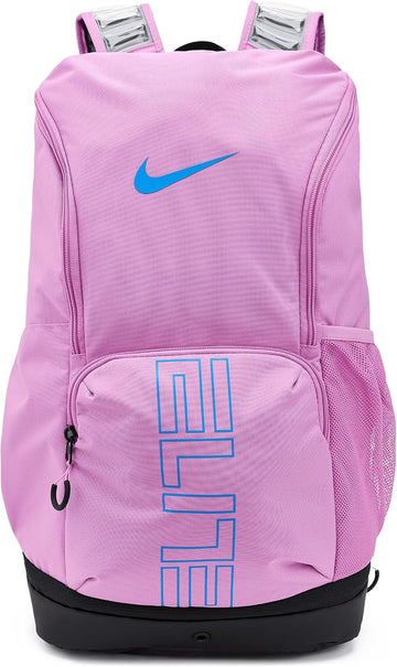Nike Unisex Varsity Elite Backpack (32L) Light Magenta/Black/Light Photo Blue, One Size