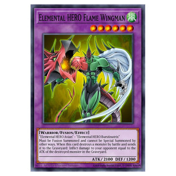 Yu-Gi-Oh! - Speed Duel GX - Duel Academy Box - Elemental HERO Flame Wingman (Secret Rare) SGX1-ENA21