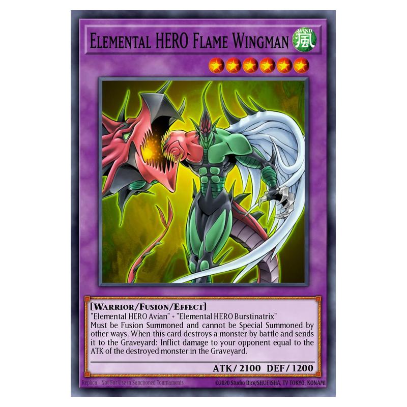 Yu-Gi-Oh! - Speed Duel GX - Duel Academy Box - Elemental HERO Flame Wingman (Secret Rare) SGX1-ENA21