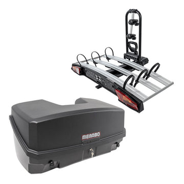 Menabo, Mizar Bagageboks 300L Sort + Alcor Bundle