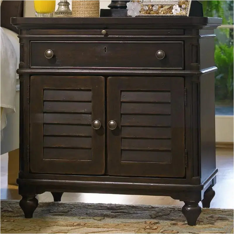 932355 Universal Furniture Paula Deen Home - Tobacco Door Nightstand